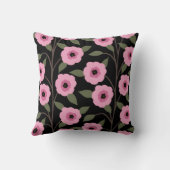 春ワイルドフラワー牧草花ガーデン緑 クッション (裏面)