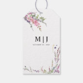 春ワイルドフラワー結婚ズ・サンキュー ギフトタグ (裏面)