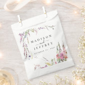 春ワイルドフラワー結婚フローラ フェイバーバッグ (クリップ留めされた状態)