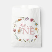 春ワイルドフラワー1st誕生日パーティー フェイバーバッグ (正面)