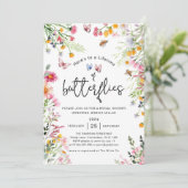 春ワイルドフローラバタフライブライダルシャワー 招待状 (スタンド正面)