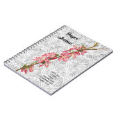 春ヴィンテージスタイル祈りの言葉ジャーナル ノートブック (左側)