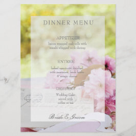 春ヴィンテージフラワーラブレッ結婚ターのメニュー メニュー