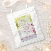 春ヴィンテージフラワーラベッ結婚ター フェイバーバッグ (クリップ留めされた状態)