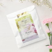 春ヴィンテージフラワーラベッ結婚ター フェイバーバッグ (封をした状態)