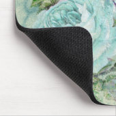 春ヴィンテージブルーバラマウスパッド マウスパッド (コーナー)