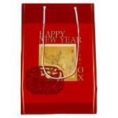 春中国のオックス新年2021中抱き枕 ミディアムペーパーバッグ (裏面)