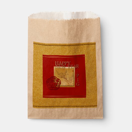 春中国のピグ新年2019好意バッグ フェイバーバッグ (正面)