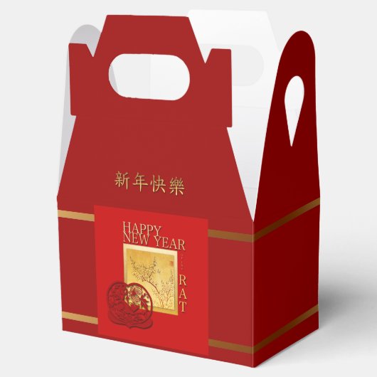 春中国のラット年2020切妻用箱 フェイバーボックス (オープン)