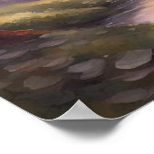 春交響曲モダントレンディー絵画のポスター ポスター (角)