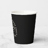 春休みパーティーディスコ女性のカーボーイ西ブラック 紙コップ (左)
