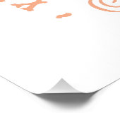 春休みパーティー女性のカーボーイテーマ桃の色 ポスター (コーナー)