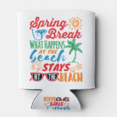 春休みビーチパーティーで起こるおもしろい 缶クーラー (裏面)