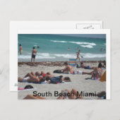 春休みビーチ外出 ポストカード (正面/裏面)