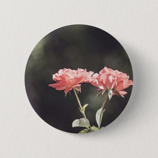 春休みボタン 缶バッジ (正面)