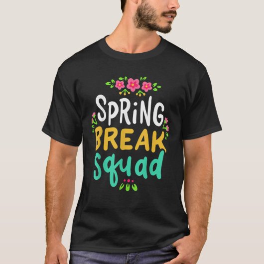 春休み先生学生サマーバケーションホリド Tシャツ (正面)
