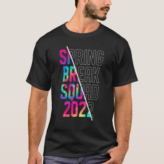春休み分隊2022マッチンググループ絞り染め Tシャツ (正面)