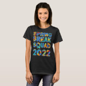春休み分隊2022マッチンググループ絞り染め Tシャツ (正面フル)