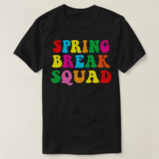 春休み分隊2023夏ビーチ休暇 Tシャツ (デザイン正面)