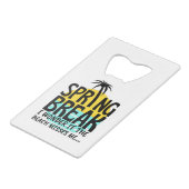 春休み春シーズン クレジットカード栓抜き (正面アングル)