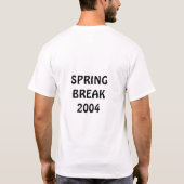 春休み2004年 Tシャツ (裏面)