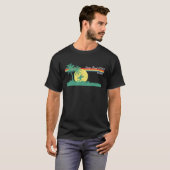 春休み2020バハマレトロ80sビーチ tシャツ (正面フル)