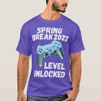 春休み2022ビデオゲーム愛好家ゲームおもしろいFa Tシャツ