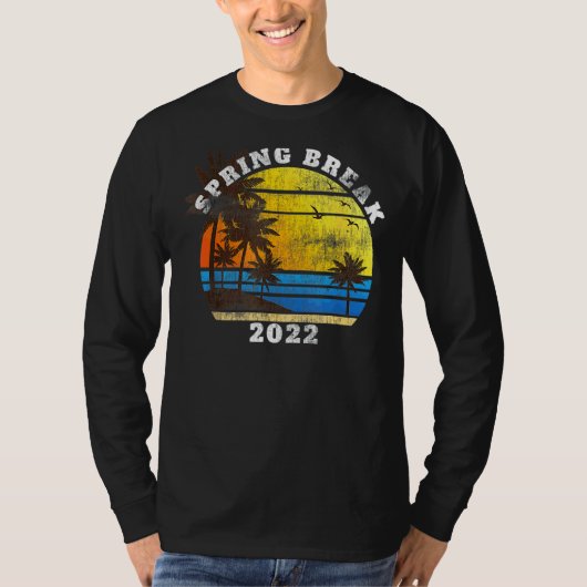 春休み2022ビーチ照合グループパーティー Tシャツ (正面)
