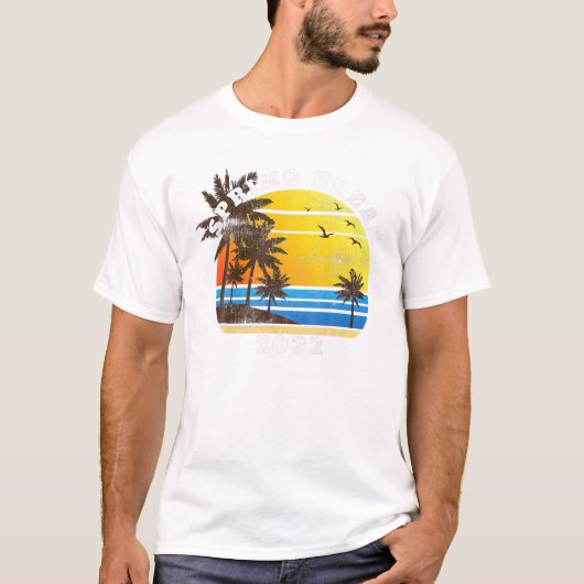 春休み2022ビーチ照合グループパーティー Tシャツ (正面)