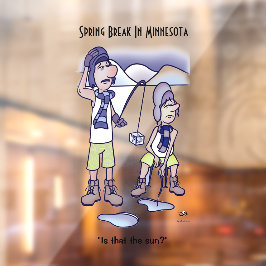 春休み ウィンドウサイン