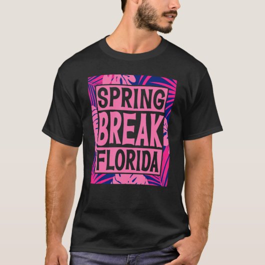 春休み+卒業生+学生+学校+旅行+花 Tシャツ (正面)