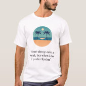春休み Tシャツ (正面)