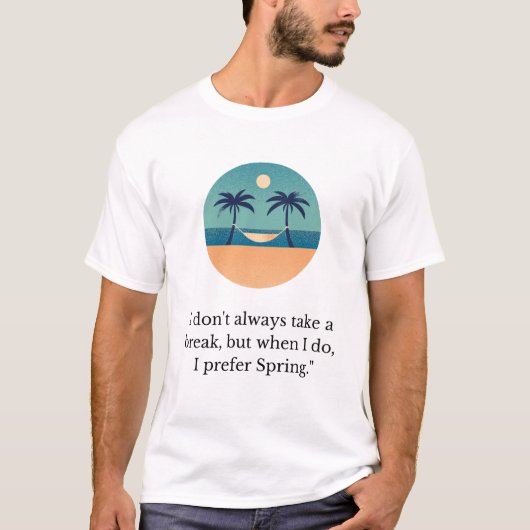 春休み Tシャツ (正面)