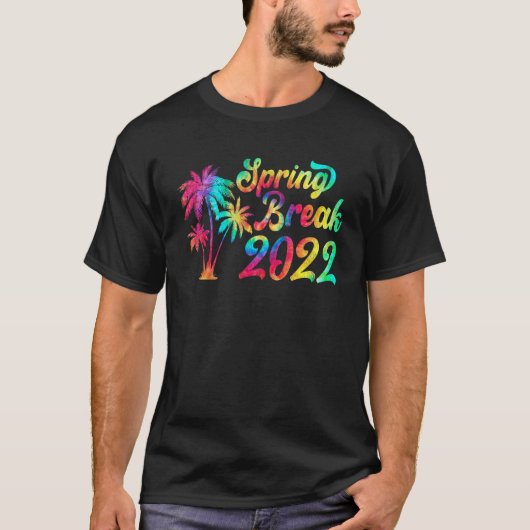 春休2022マッチンググループ絞り染めヴィンテージM Tシャツ (正面)
