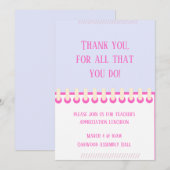 春先生評価パーティの招待状 招待状 (正面/裏面)