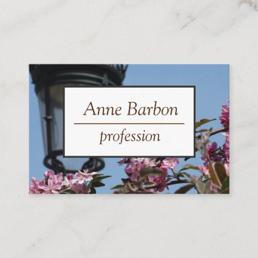 春写真用名刺 名刺 (正面)