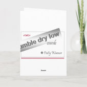 春分のカード カード (裏面)