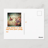 春分の挨拶 ポストカード (裏面)