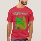 春分の日おめでとうございます カーディナル Tシャツ (正面)