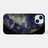 春分の日の地球 iPhone 15ケース (裏面横)
