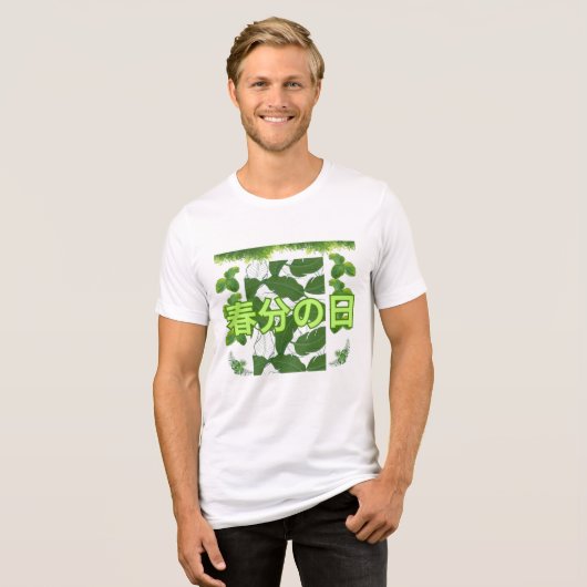 春分の日 トライブレンドTシャツ (正面全面)