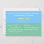 春分の日：異教のイベントへの招待 招待状 (裏面)