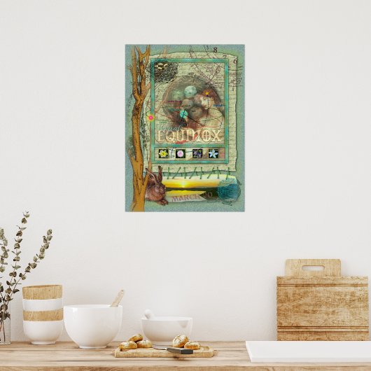 春分 ポスター (キッチン)