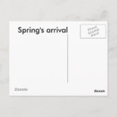 春到着 ポストカード (裏面)