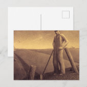 春勉強1939 by Grant Wood ポストカード (正面/裏面)