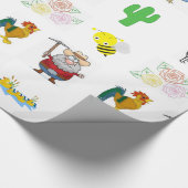 春包装紙 ラッピングペーパー (角)