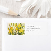 春咲き黄色のダッフォジルボタニカルアドレス ラベル (インサイチュ)