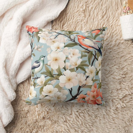春咲き クッション (ブランケット)