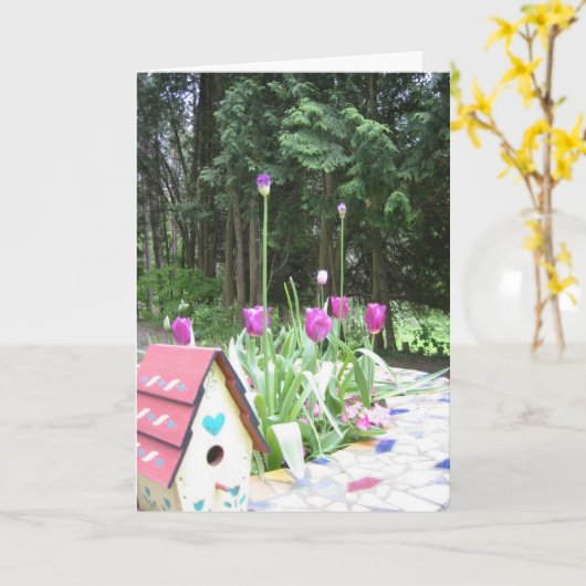 春唇 カード (黄色い花)