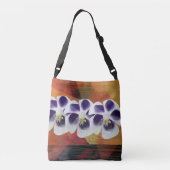 春図形抽象芸術図形体バッグ クロスボディバッグ (裏面)